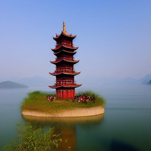 02609-4211994863-as i see, the tower commands a magnificent view of lake dongting, the best scenery of baling. a vast expanse of water, the lake.webp